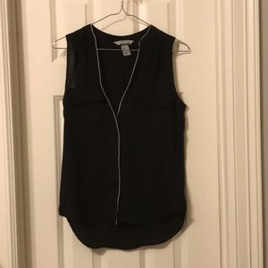 H&M Conscious Black Sleeveless Blouse Sz 4